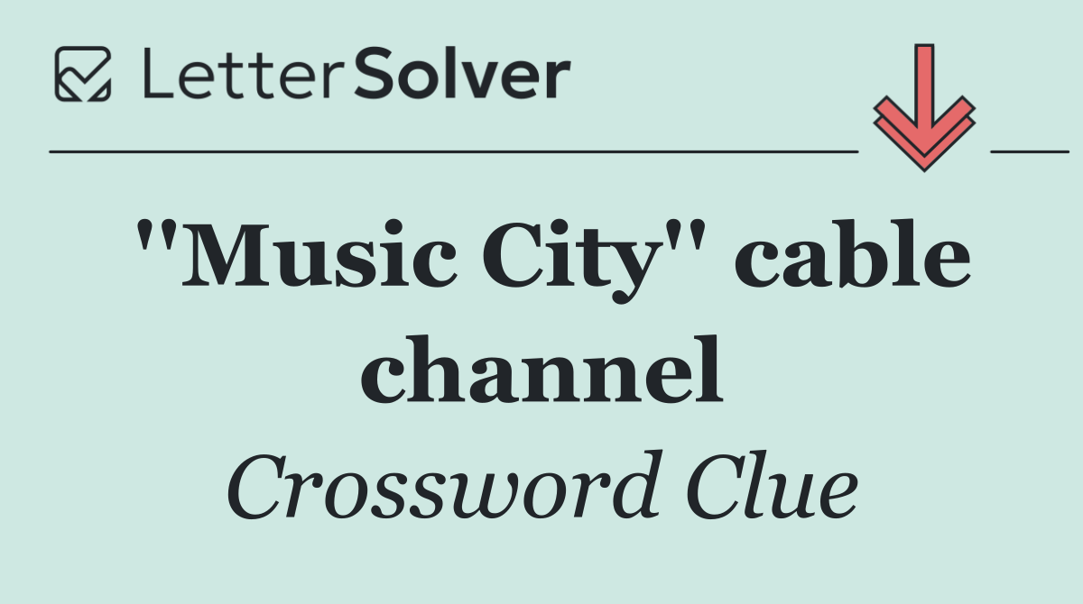 ''Music City'' cable channel