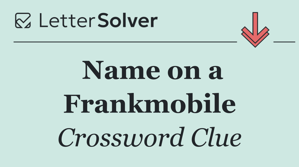 Name on a Frankmobile
