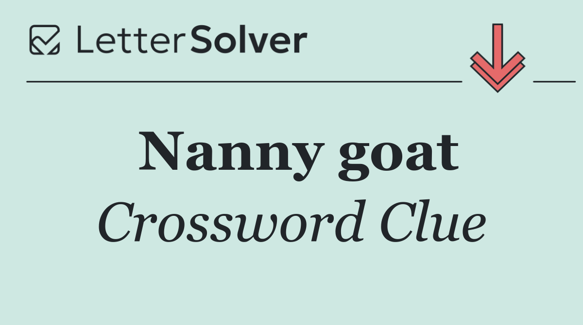 Nanny goat