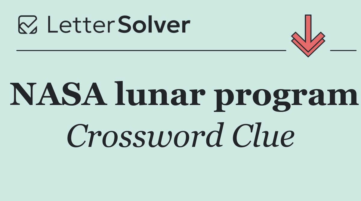 NASA lunar program