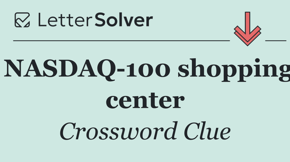 NASDAQ 100 shopping center