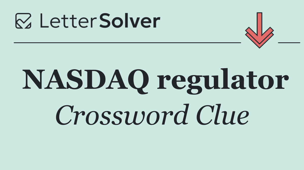 NASDAQ regulator