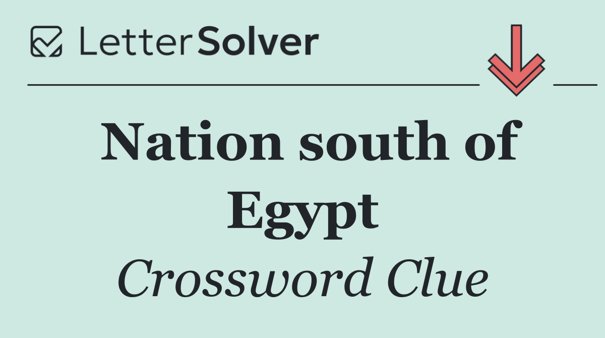 Nation south of Egypt