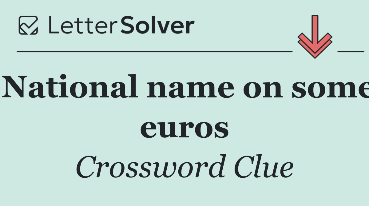 National name on some euros