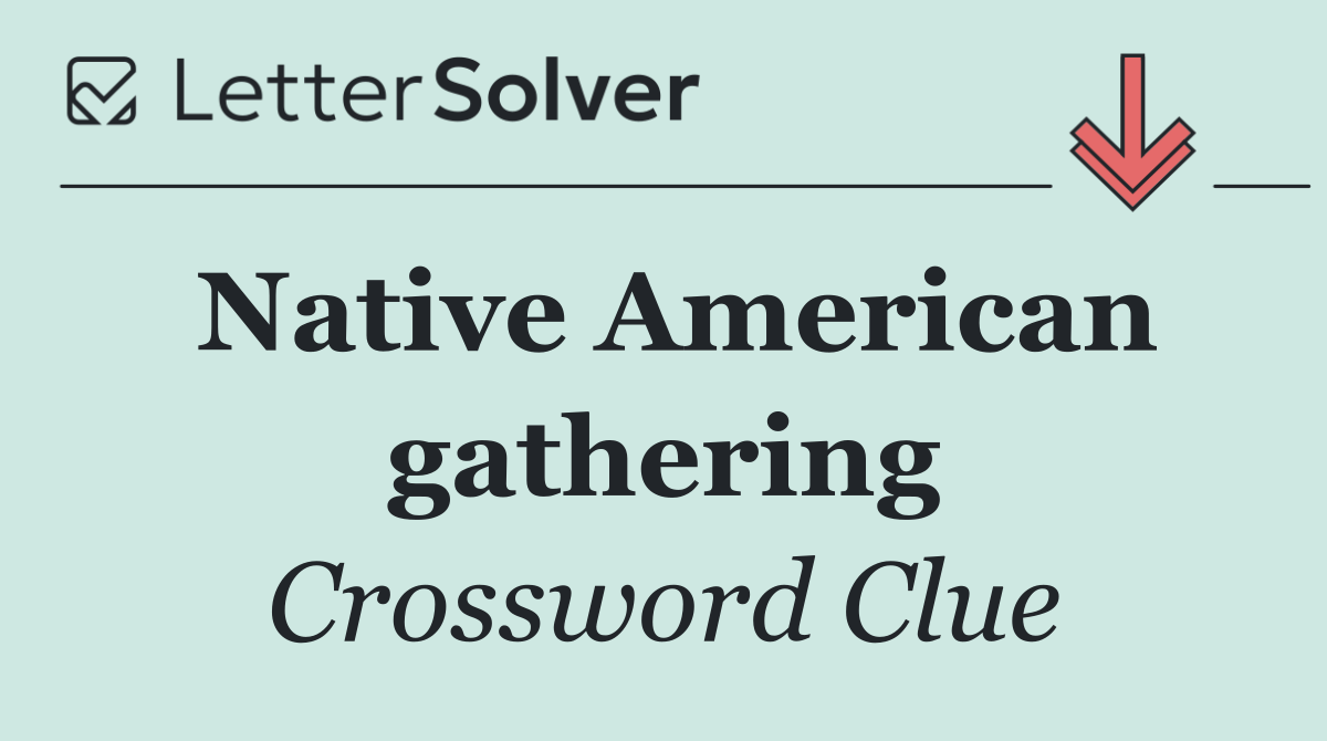 Native American gathering