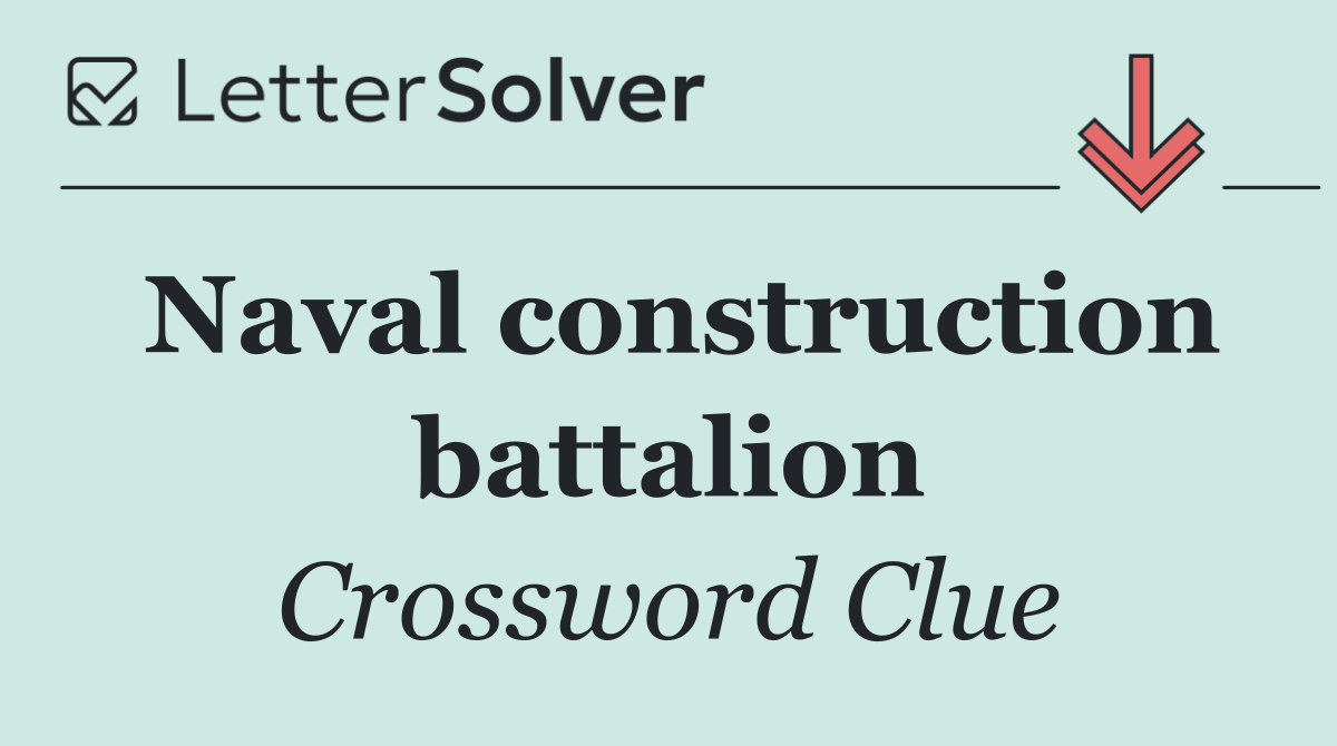 Naval construction battalion