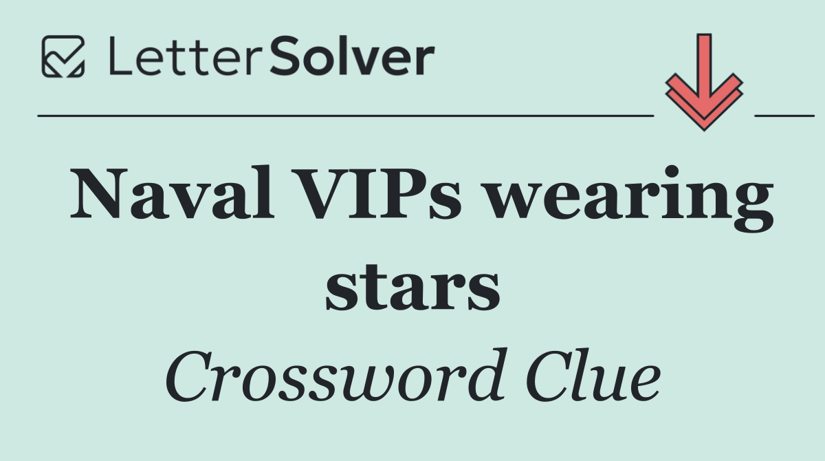 Naval VIPs wearing stars