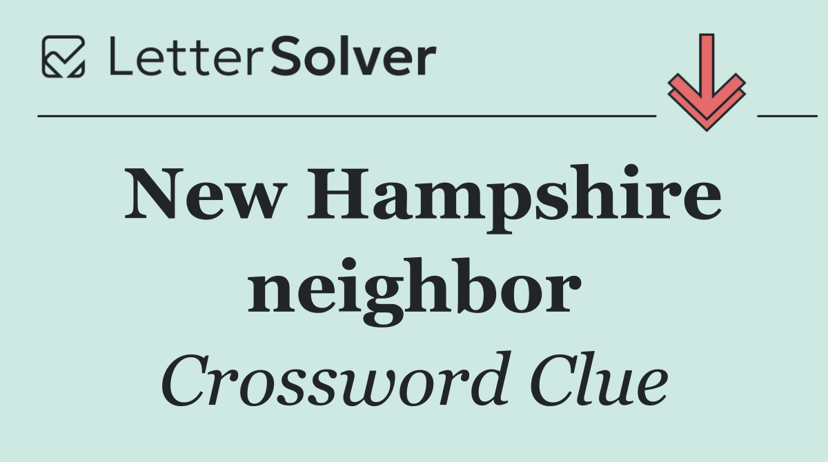 New Hampshire neighbor