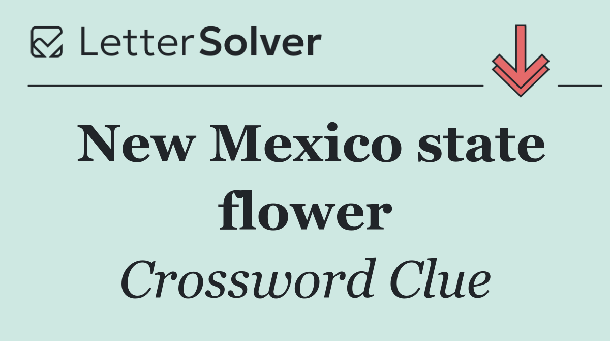 New Mexico state flower