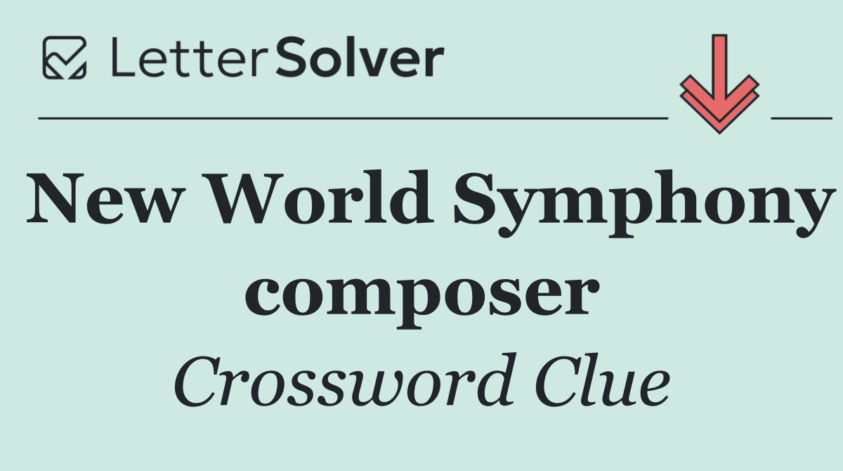 New World Symphony composer