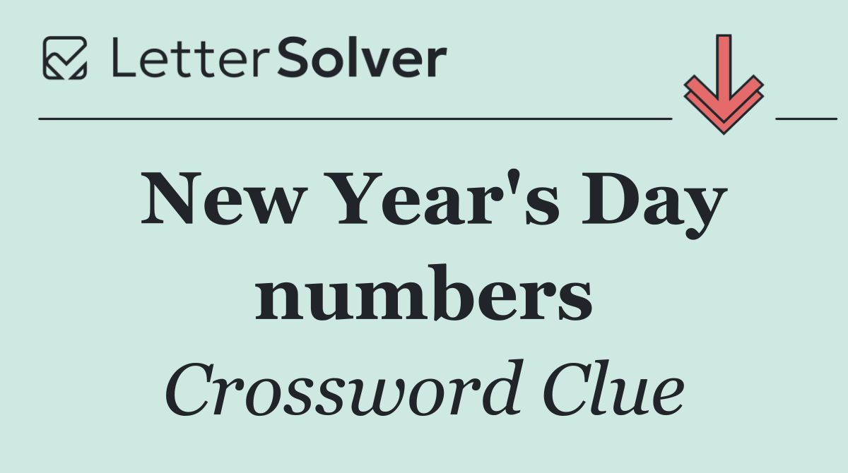 New Year's Day numbers