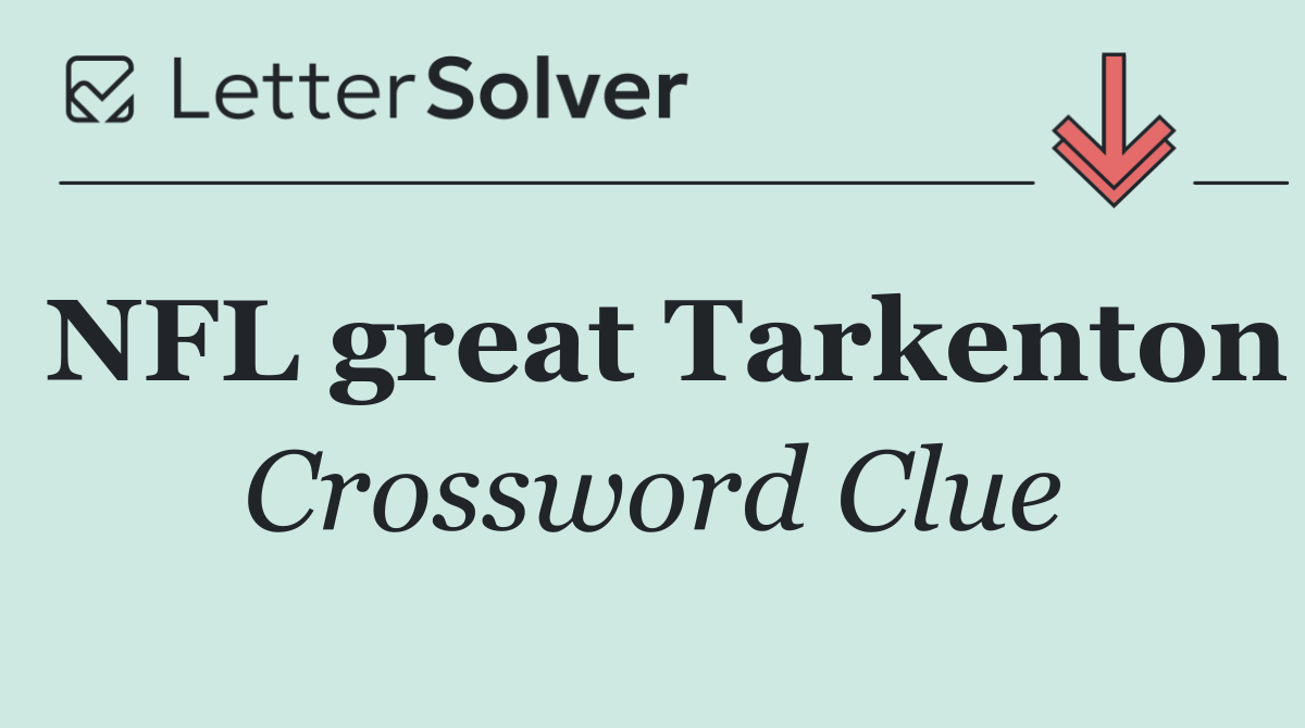 NFL great Tarkenton