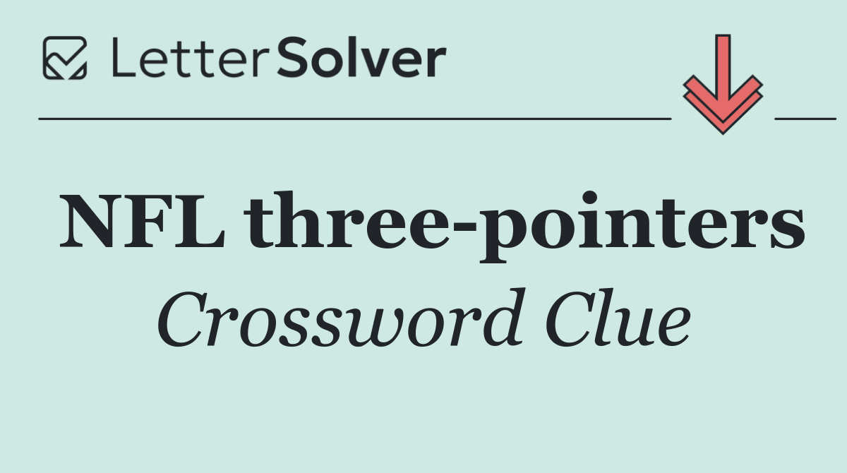 NFL three pointers