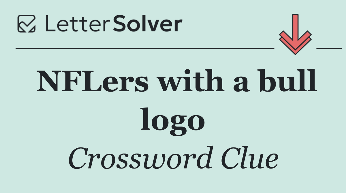 NFLers with a bull logo