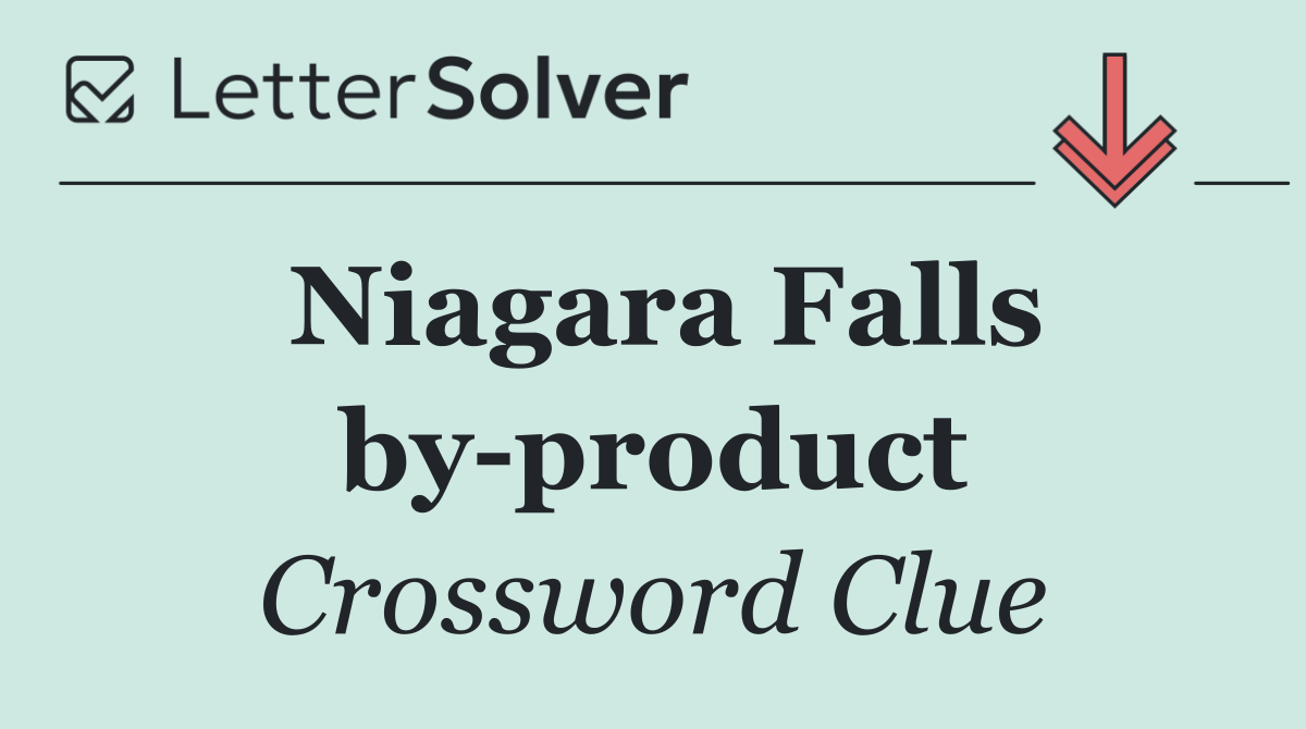 Niagara Falls by product