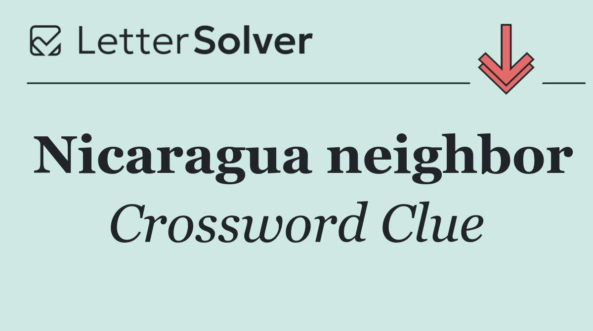 Nicaragua neighbor