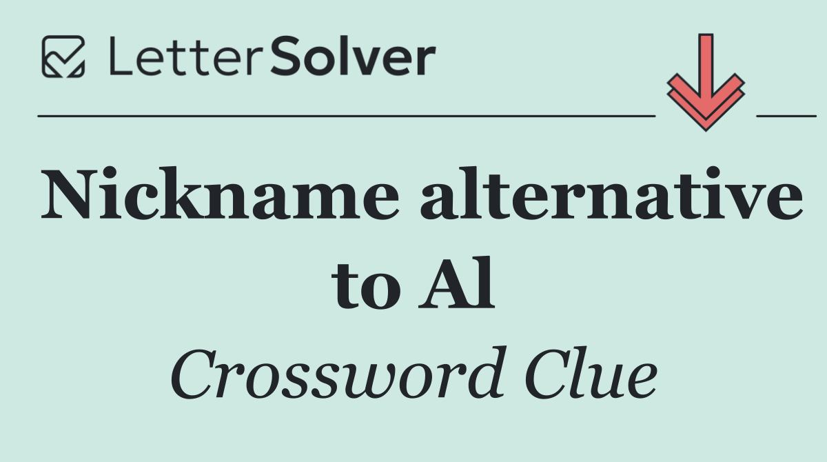 Nickname alternative to Al