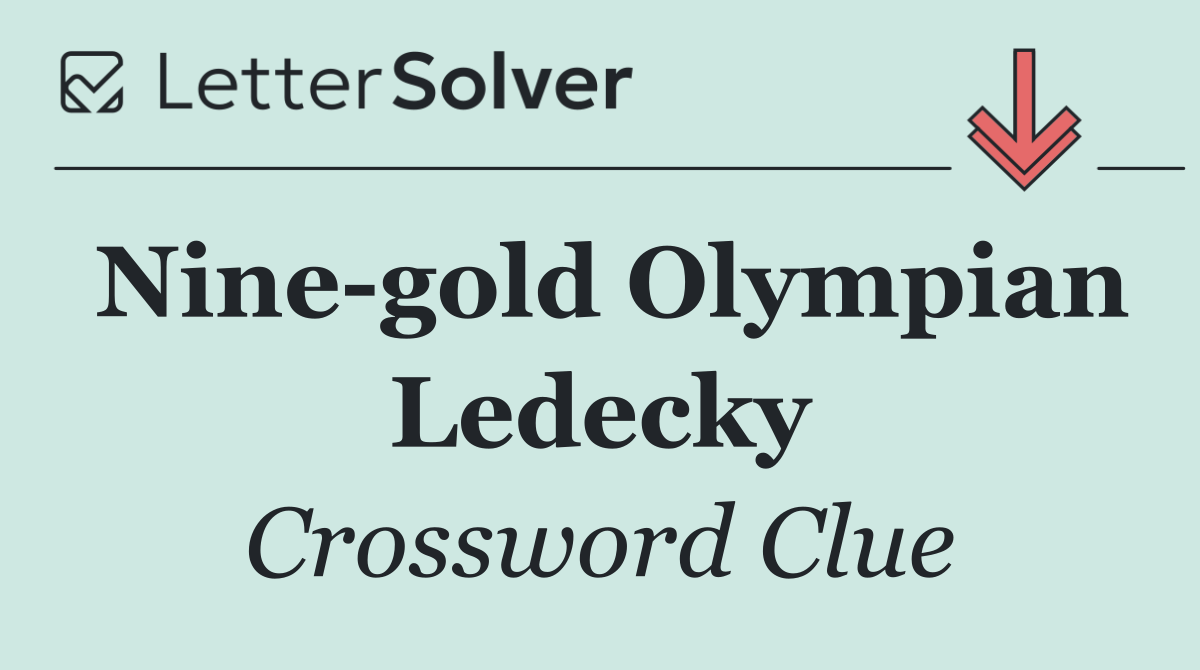 Nine gold Olympian Ledecky