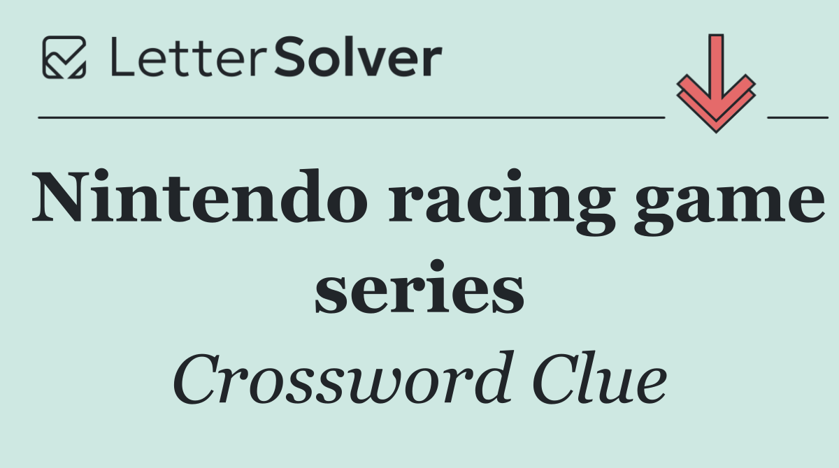 Nintendo racing game series