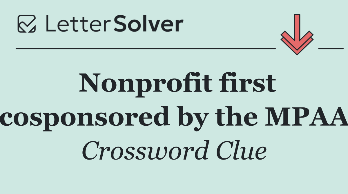 Nonprofit first cosponsored by the MPAA