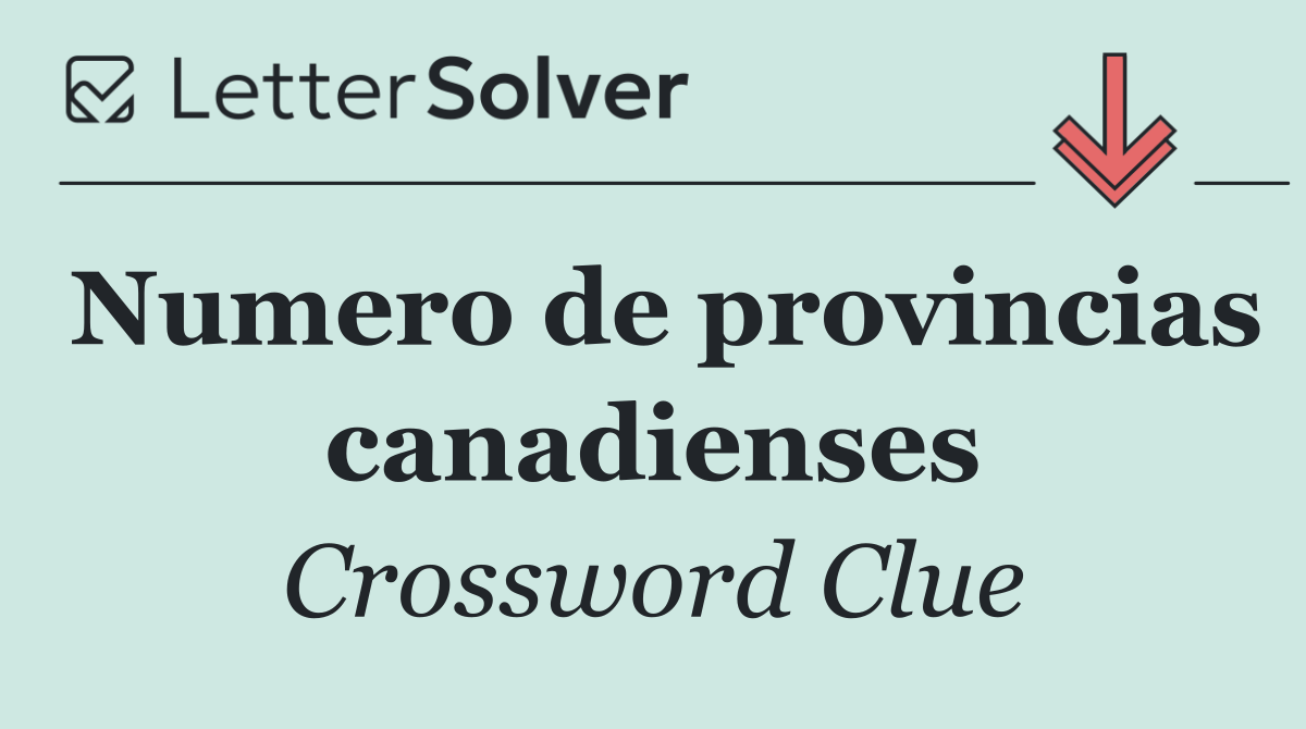 Numero de provincias canadienses