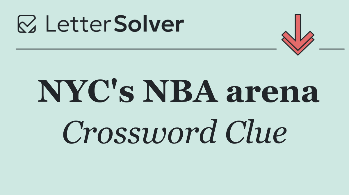 NYC's NBA arena
