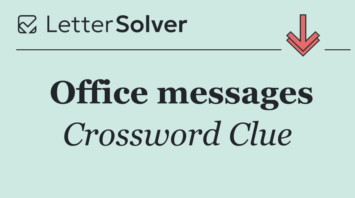 Office messages