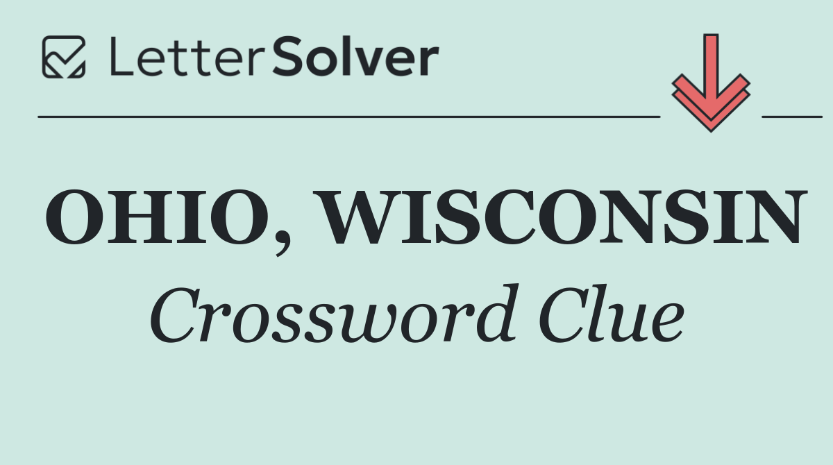 OHIO, WISCONSIN