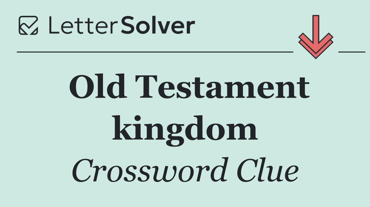 Old Testament kingdom