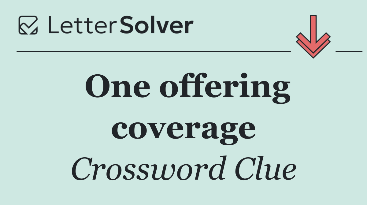 One offering coverage