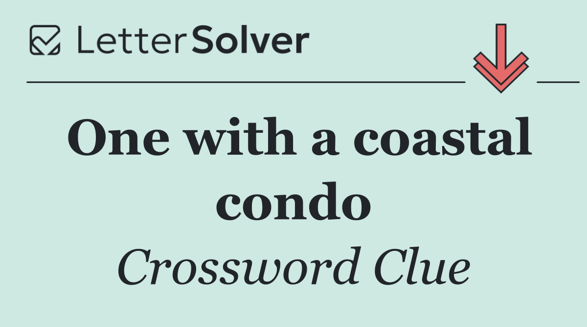 One with a coastal condo