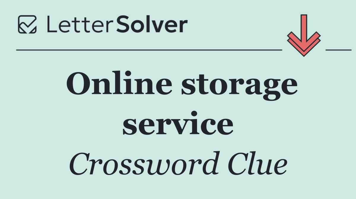 Online storage service