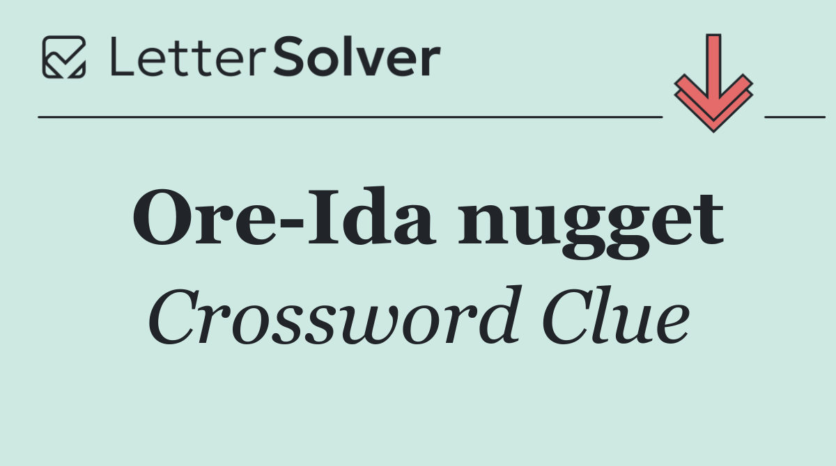 Ore Ida nugget