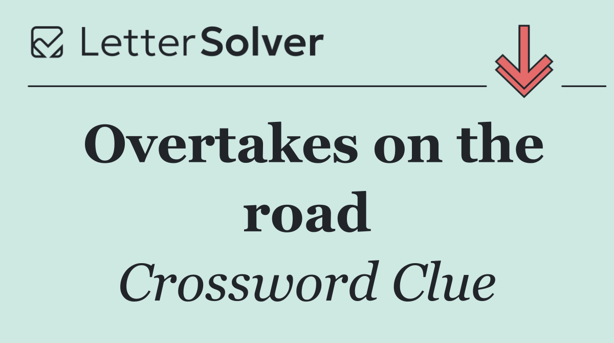 Overtakes on the road