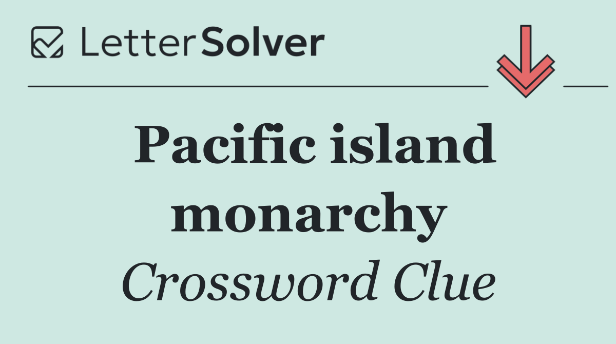 Pacific island monarchy