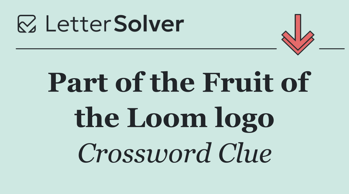Part of the Fruit of the Loom logo