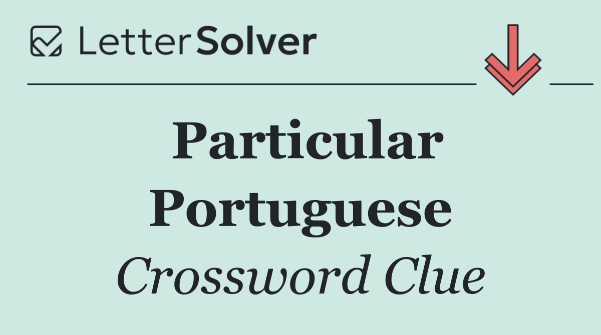 Particular Portuguese