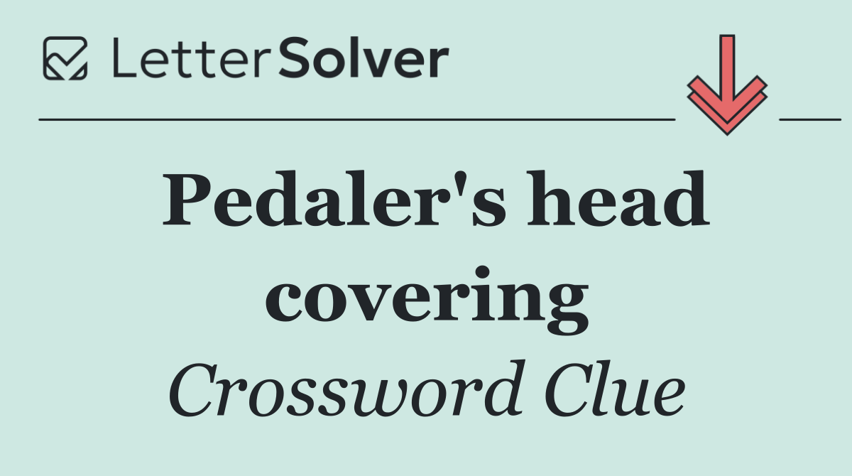 Pedaler's head covering