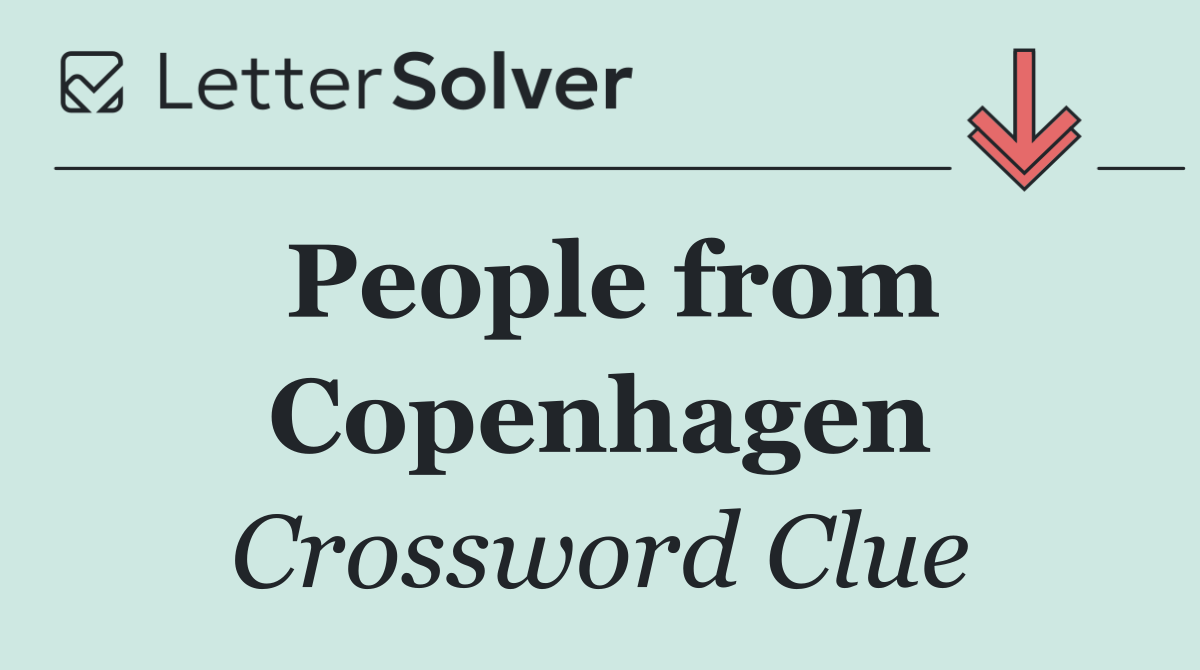 People from Copenhagen