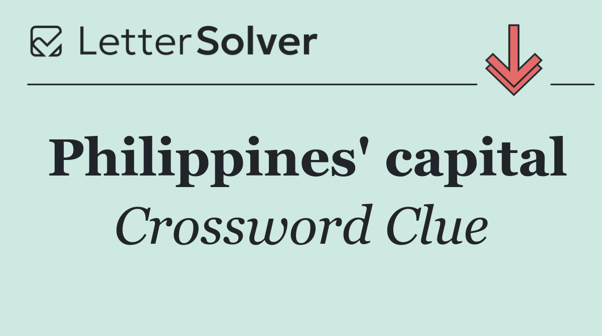 Philippines' capital