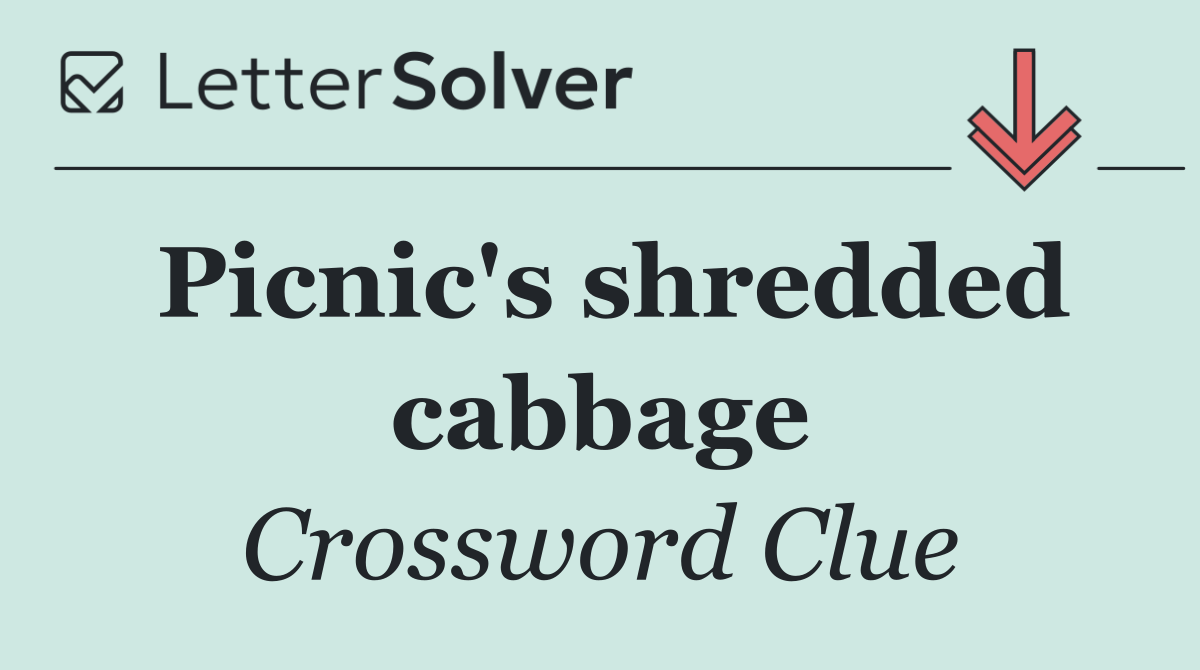 Picnic's shredded cabbage