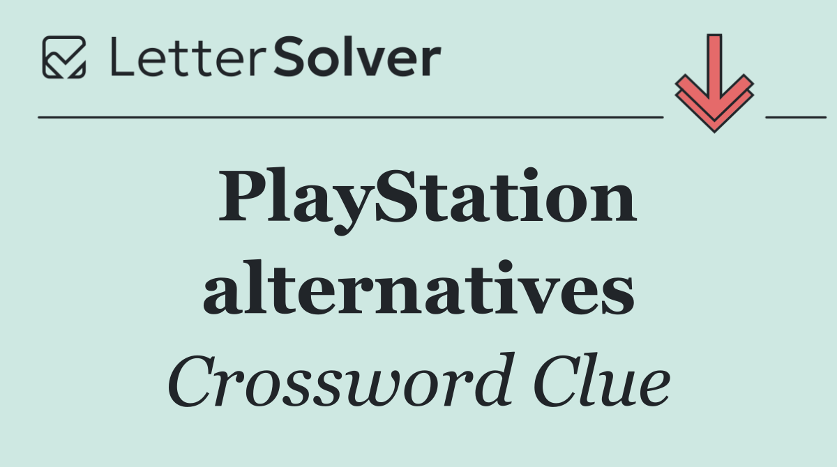 PlayStation alternatives