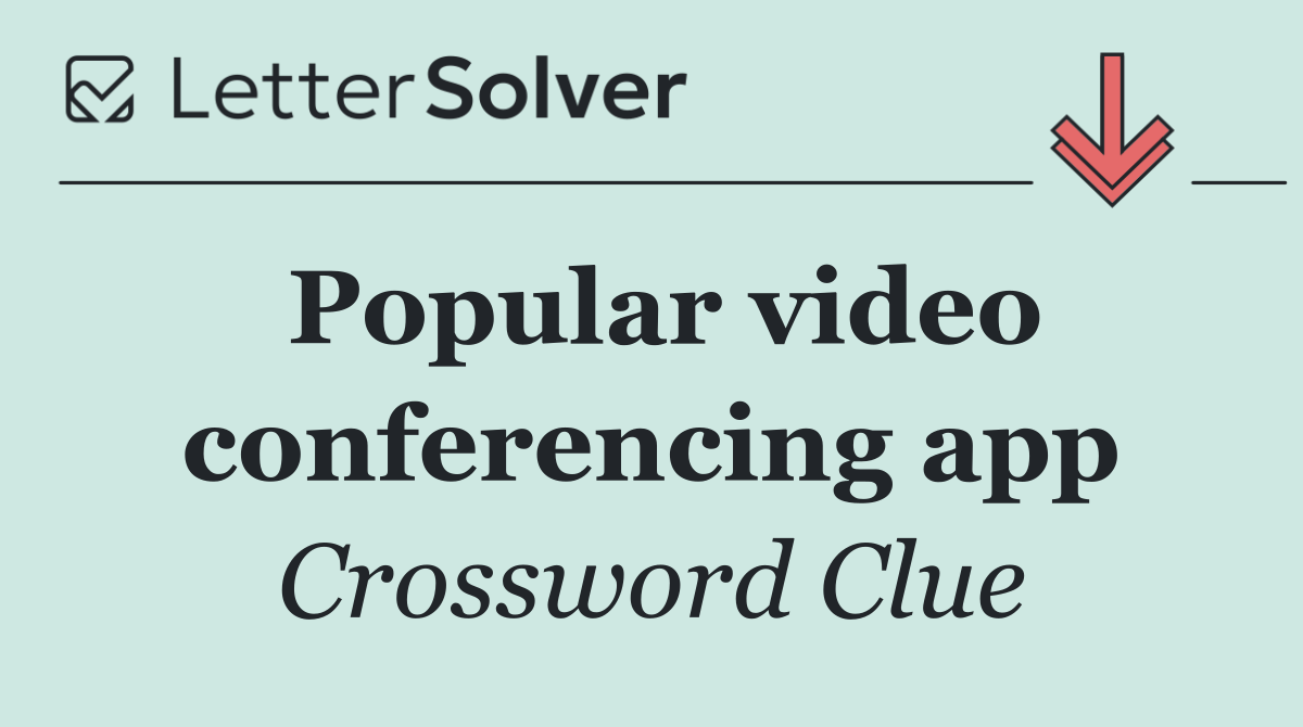Popular video conferencing app
