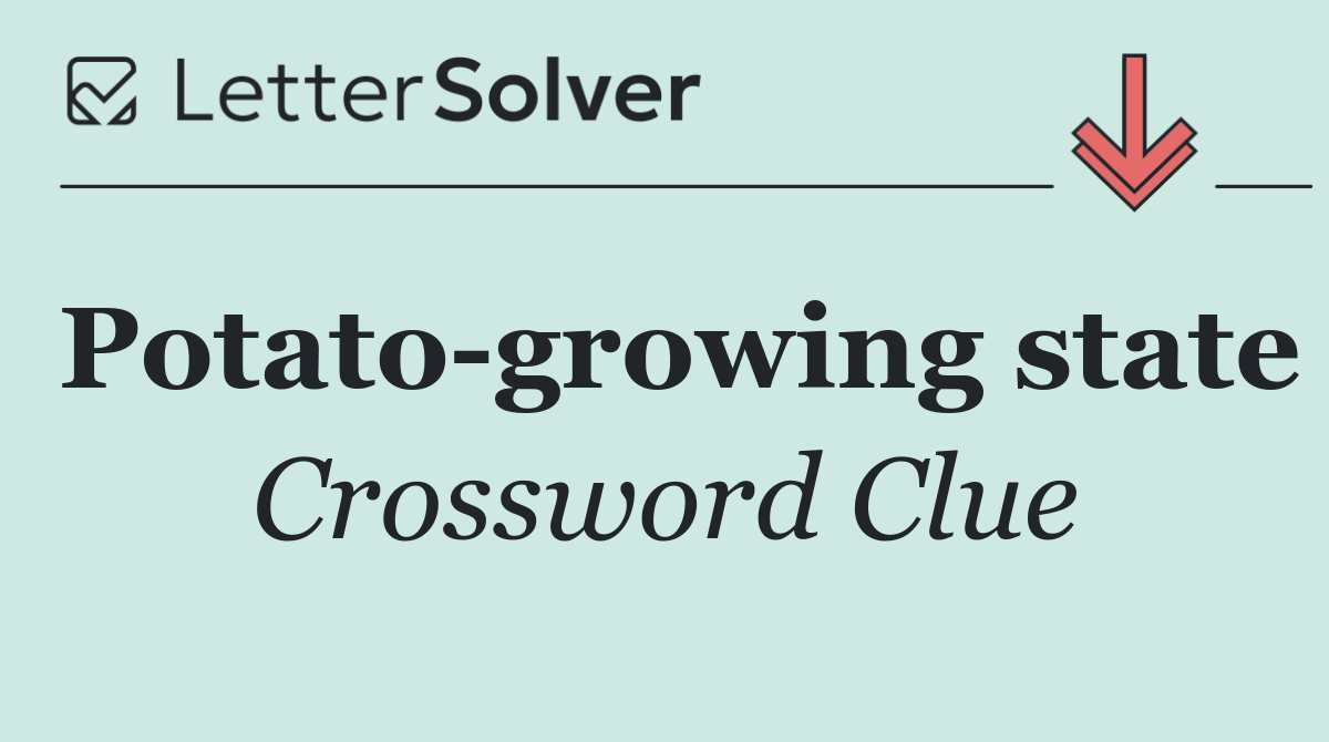 Potato growing state