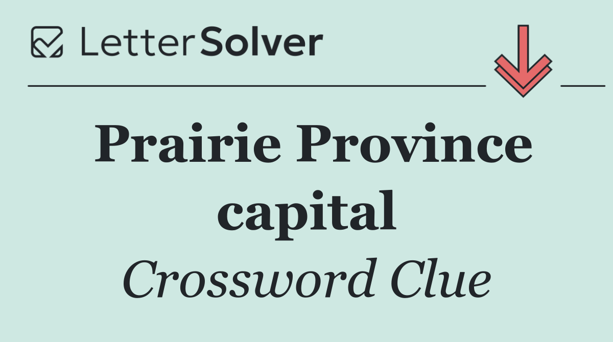 Prairie Province capital