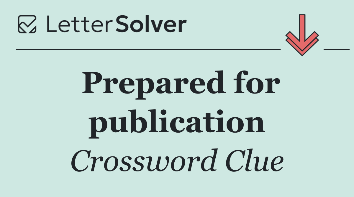 Prepared for publication