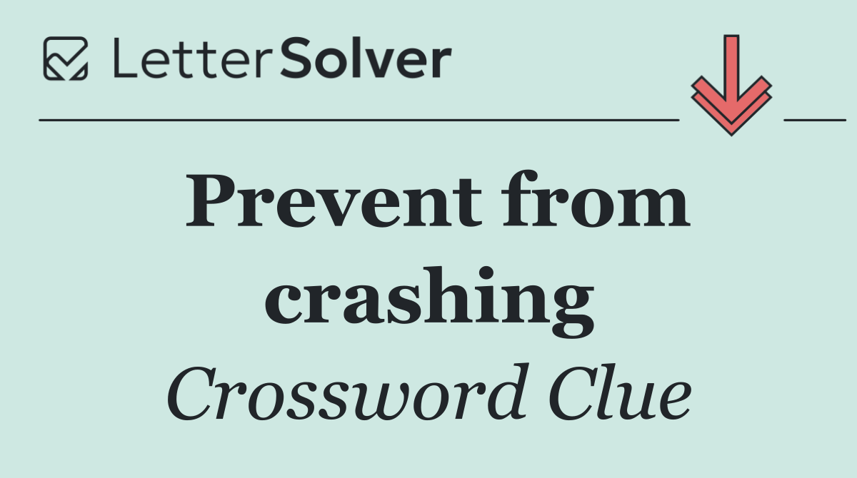Prevent from crashing