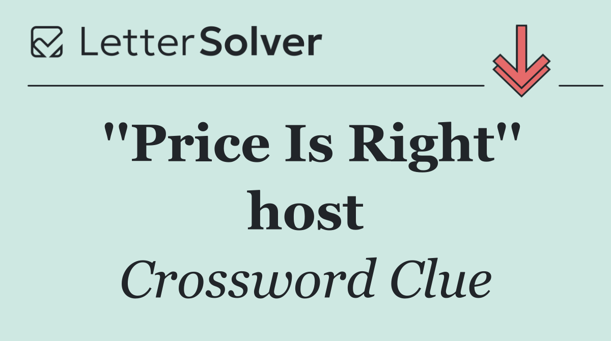 ''Price Is Right'' host