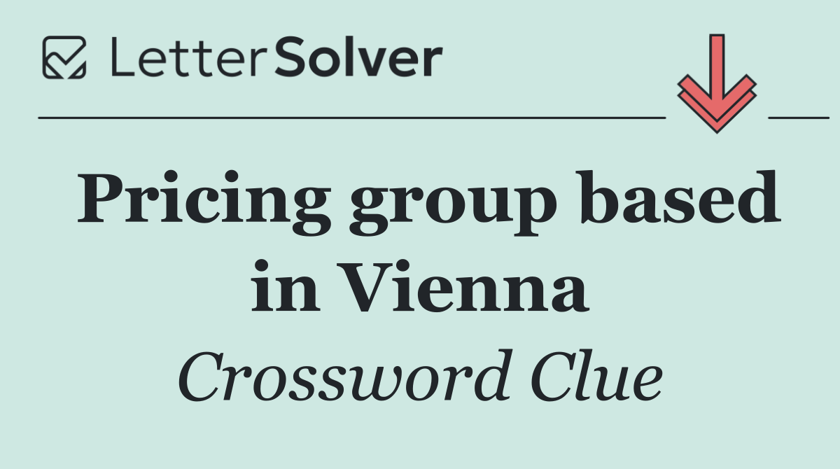 Pricing group based in Vienna