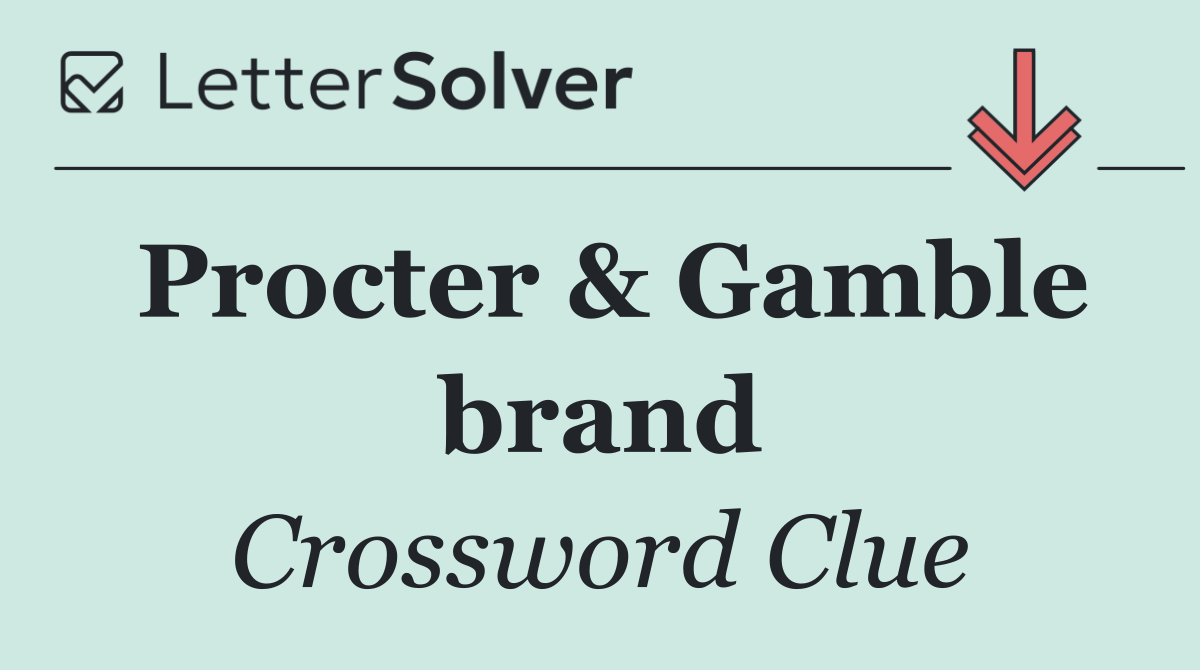 Procter & Gamble brand